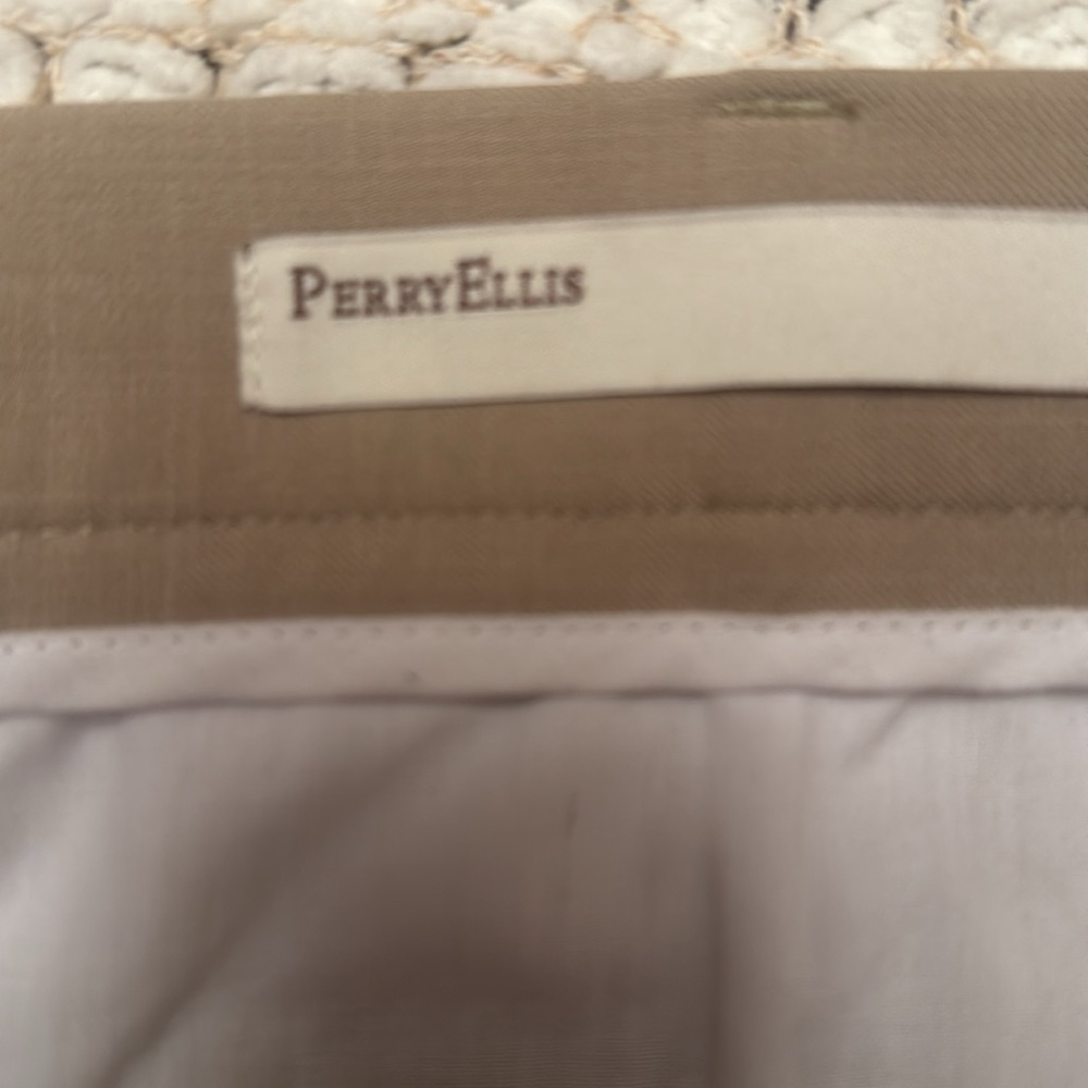 Perry Ellis Tan Trousers EA066 - Picture 3 of 5